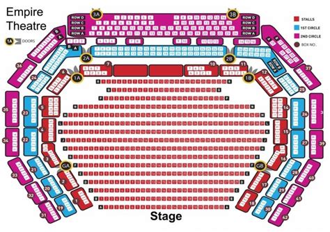 Empire theatre seating plan  there are currently no upcoming events